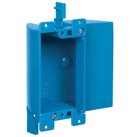 blue electrical boxes drywall depth|depth of drywall electrical box.